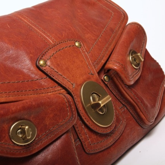 Coach whiskey Vachetta Leather Leigh 65th Anniversary Legacy Bag #11128 - Picture 9 of 9